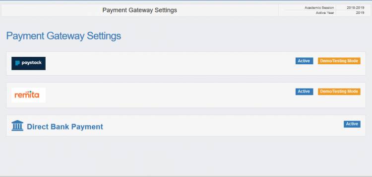 Configuring payment gateways
